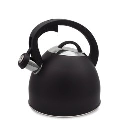 Czajnik stalowy z gwizdkiem na gaz indukcję 2.5L czarny matowy MAESTRO MR-1325