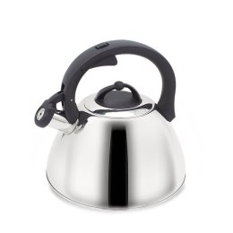Czajnik stalowy z gwizdkiem na gaz indukcję 2.5L srebrny MAESTRO MR-1335