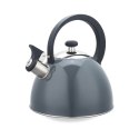 Czajnik stalowy z gwizdkiem na gaz indukcję 2.5L szary MAESTRO MR-1302-GREY