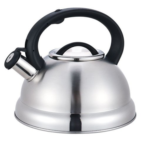 Czajnik stalowy z gwizdkiem na gaz indukcję 3L srebrny MAESTRO MR-1313