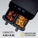 Frytownica beztłuszczowa dwukomorowa frytkownica 2000W 2 x 4.5L MAESTRO MR-758