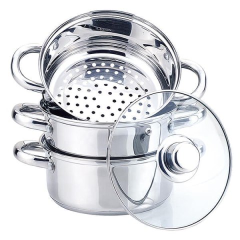 Garnek do gotowania na parze garnki 18cm 2.0L parowar MAESTRO MR-2900-18