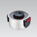 Garnek stalowy z pokrywką na indukcję gaz 20cm 3.2L MAESTRO MR-3530-20