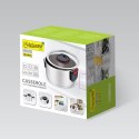 Garnek stalowy z pokrywką na indukcję gaz 20cm 3.2L MAESTRO MR-3530-20