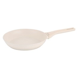 Patelnia marmurowa 24cm, nieprzywierająca, indukcja, kremowa KLAUSBERG KB-7989