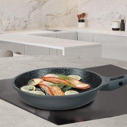 Patelnia ze zdejmowaną rączką granitowa na gaz indukcję 24cm MAESTRO MR-1208-24