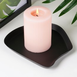 Podstawka pod kompozycje dekoracyjne świece metalowa czarna 17x15.5cm VILDE 568094