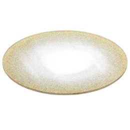 Podstawka pod kompozycje dekoracyjne świece szklana lustrzana brokatowa 15cm VILDE 568085