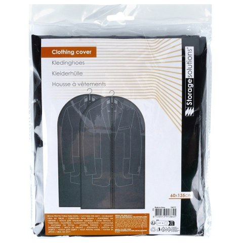 Pokrowiec na ubrania odzież ochraniacz 60x135cm 2 sztuki STORAGE SOLUTIONS 568096
