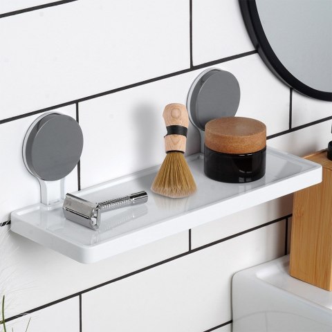 Półka pod prysznic do łazienki łazienkowa na przyssawki 32x11.5x12cm BATHROOM SOLUTIONS 567040