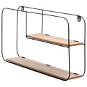 Półka ścienna na ścianę metalowa 52x10.5x29cm TRENDS4YOU 568124