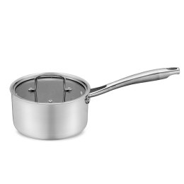 Profesjonalny rondel stalowy z pokrywką indukcja gaz 16cm 1.6L MAESTRO MR-3504-16S