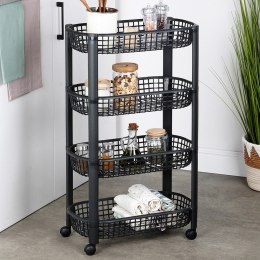 Regał na kółkach 4-poziomowy 46.5x26x79cm EXCELLENT HOUSEWARE 568121