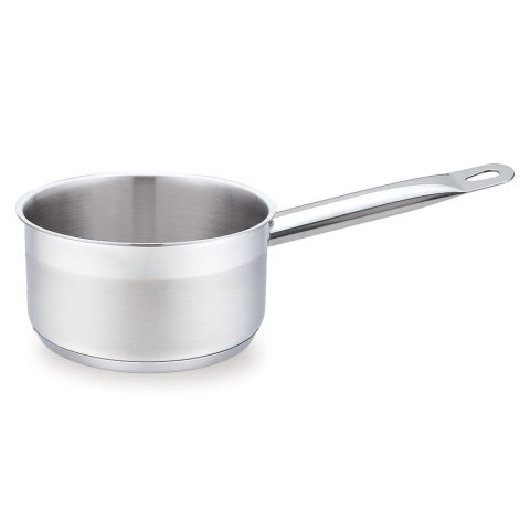 Rondel stalowy garnek z rączką mały 12cm 0.5L MAESTRO MR-3502-12S