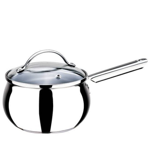 Rondel stalowy z pokrywką na indukcję gaz 16cm 1.5L MAESTRO MR-3516-16S