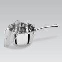 Rondel stalowy z pokrywką na indukcję gaz 16cm 1.8L MAESTRO MR-3519-16S