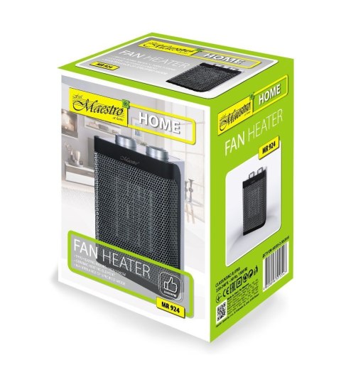 Termowentylator farelka grzejnik ceramiczny 1500W MAESTRO MR-924