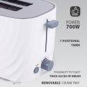 Toster opiekacz na tosty do kanapek 700W MAESTRO MR-706-WHITE