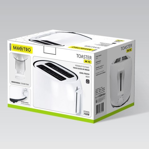 Toster opiekacz na tosty do kanapek 750W MAESTRO MR-702