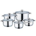 Zestaw garnków garnki komplet 10-ele 1.5L / 1.5L / 2L / 3L / 5L MAESTRO MR-2020-10