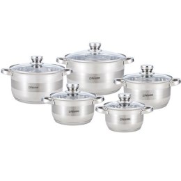 Zestaw garnków garnki komplet 10-ele 1.5L / 2L / 3L / 5L / 6L MAESTRO MR-2220-10
