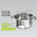 Zestaw garnków garnki komplet 6-ele 1.5L / 3L / 5L MAESTRO MR-2220-6L