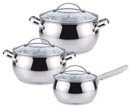 Zestaw garnków garnki komplet 6-ele 1.5L / 4L / 5L MAESTRO MR-3501-6L