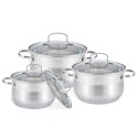 Zestaw garnków garnki komplet 6-ele 2.1L / 2.9L / 3.9L MAESTRO MR-3512-6M