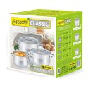 Zestaw garnków garnki komplet 6-ele 2.1L / 2.9L / 3.9L MAESTRO MR-3512-6M