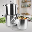Zestaw garnków garnki komplet 6-ele 3.5L / 4.5L / 8L MAESTRO MR-2023