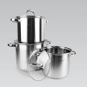 Zestaw garnków garnki komplet 6-ele 3.5L / 4.5L / 8L MAESTRO MR-2023