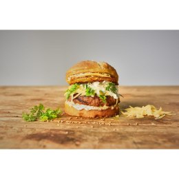 Forma na bułki do hamburgerów, silikon, śred. 8,5 cm, 28,5 x 19 x 3 cm