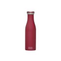 Butelka termiczna, stalowa, 0,5 l, burgund matowy
