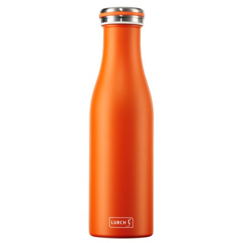 Butelka termiczna, stalowa, 0,5 l, pomarańczowa