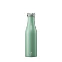 Butelka termiczna, stalowa, 0,5 l, zielona
