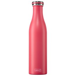 Butelka termiczna, stalowa, 0,75 l, różowa