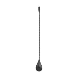 Łyżka barowa, stal nierdzewna, 29 cm, ciemnoszara