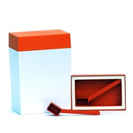 Pojemnik prostokątny, z miarką, 3,0 l, biało-pomarańczowy