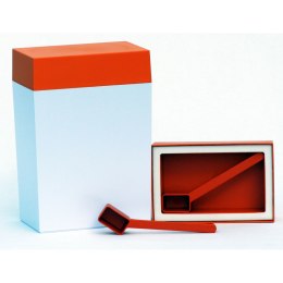 Pojemnik prostokątny, z miarką, 3,0 l, biało-pomarańczowy