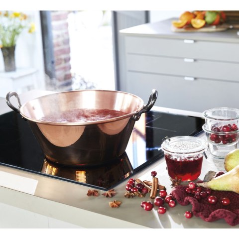 Garnek do dżemu, miedź, 3,0 l, śred. 26 x 11,5 cm