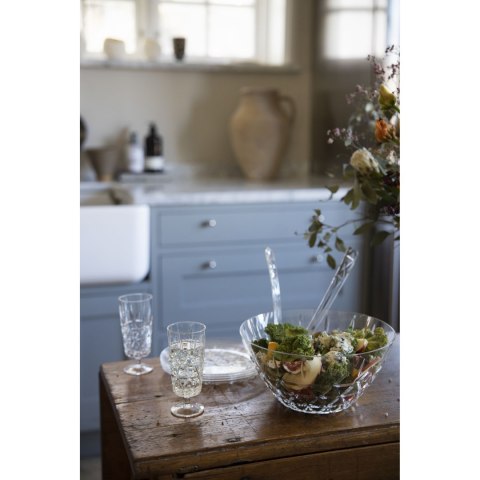 Piknikowe sztućce do sałaty, 2 el., przezroczysty akryl, 26,5 cm