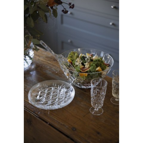 Piknikowe sztućce do sałaty, 2 el., przezroczysty akryl, 26,5 cm