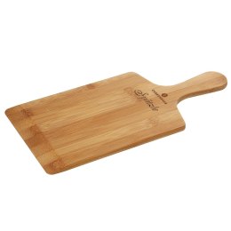 Bambusowa deska do lanych klusek ze stalowym drapakiem, 34x16x0,9 cm