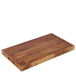 Deska do krojenia typu end grain, drewno akacji, 54 x 30 x 4 cm