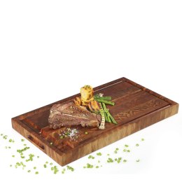 Deska do krojenia typu end grain, drewno akacji, 54 x 30 x 4 cm