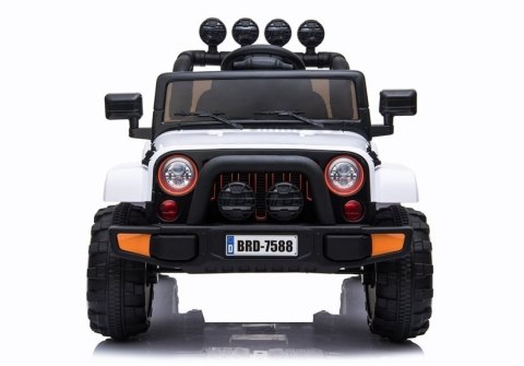 Auto Na Akumulator Jeep BRD-7588 Światła LED MP3 Pilot Biały 4x4