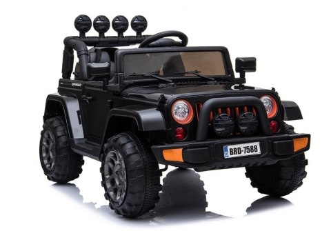 Auto Na Akumulator Jeep BRD-7588 Światła LED MP3 Pilot Czarny 4x4