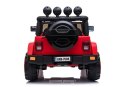 Auto Na Akumulator Jeep BRD-7588 Światła LED MP3 Pilot Czerwony 4x4