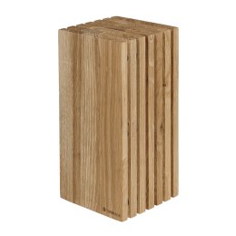 Blok na noże, drewno dębowe, 13 x 13 x 26 cm