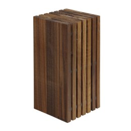 Blok na noże, drewno orzechowe, 13 x 13 x 26 cm